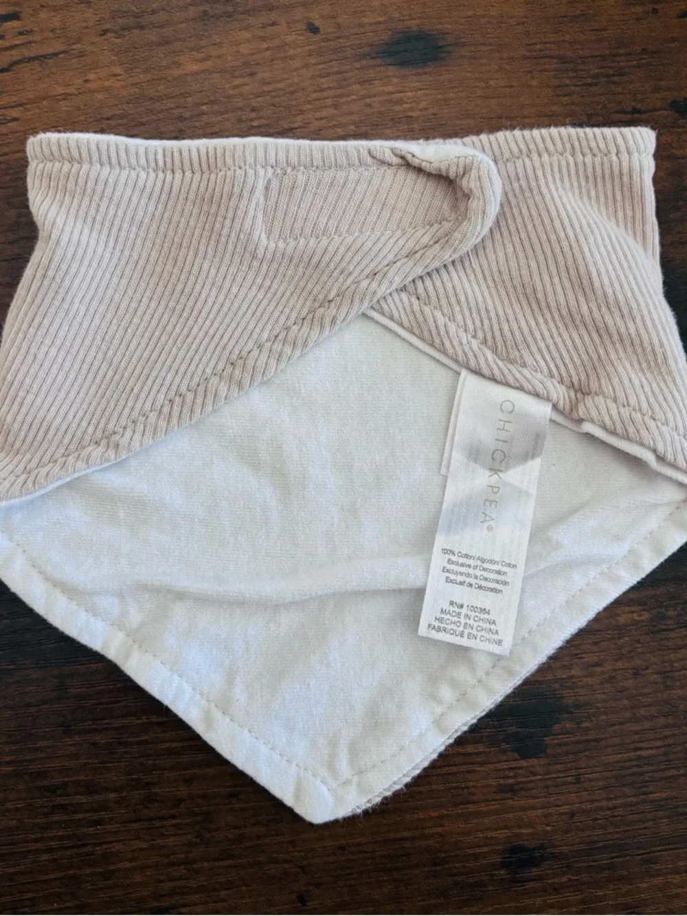 chick Pea Corduroy Bandana Bib Set in Blue, Cream, Pink, Yellow, Brown